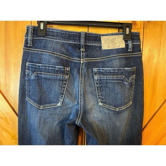 Cambio Peaches Easy Kick Stretch Jeans Size 8 Distressed (8696) - Picture 8 of 11